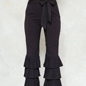 Nasty Gal Tiering Up My Heart Pleated Pants NWOT!